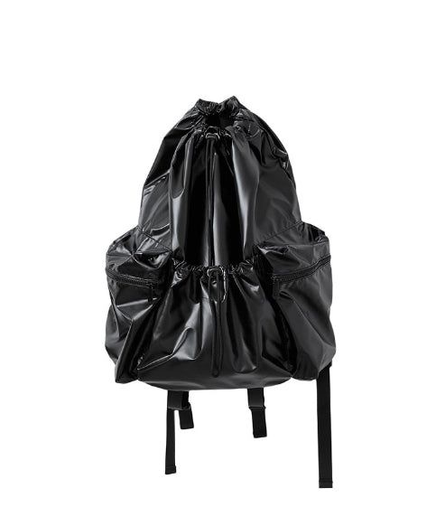 Glossy String Pocket Backpack