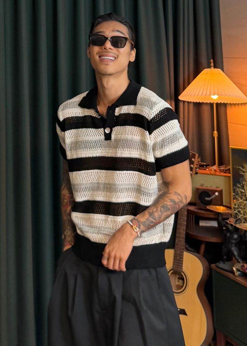 Leel Dangara Short-Sleeve Knit 2COLOR