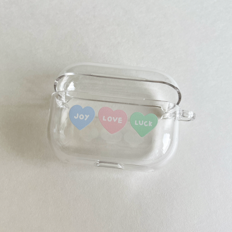 every day clear hard airpods case