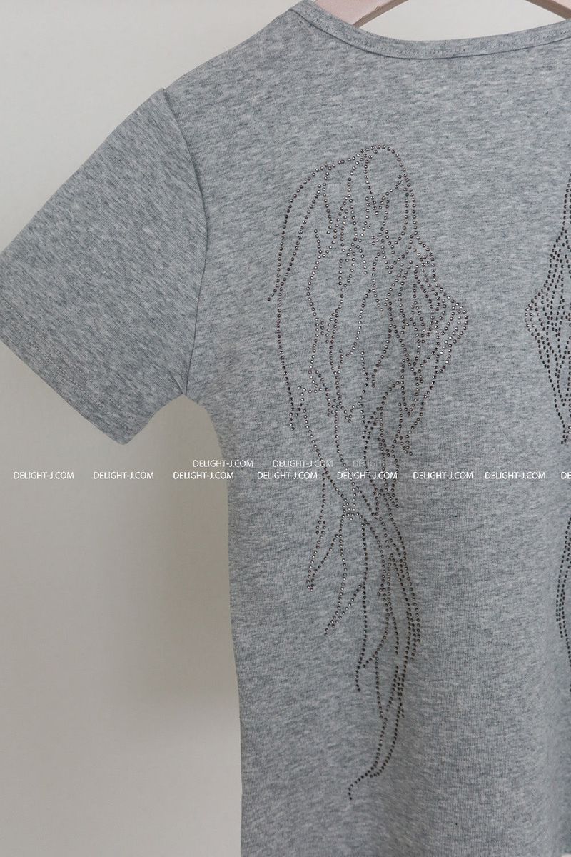 Wing-Cubic Short-Sleeved T-shirt