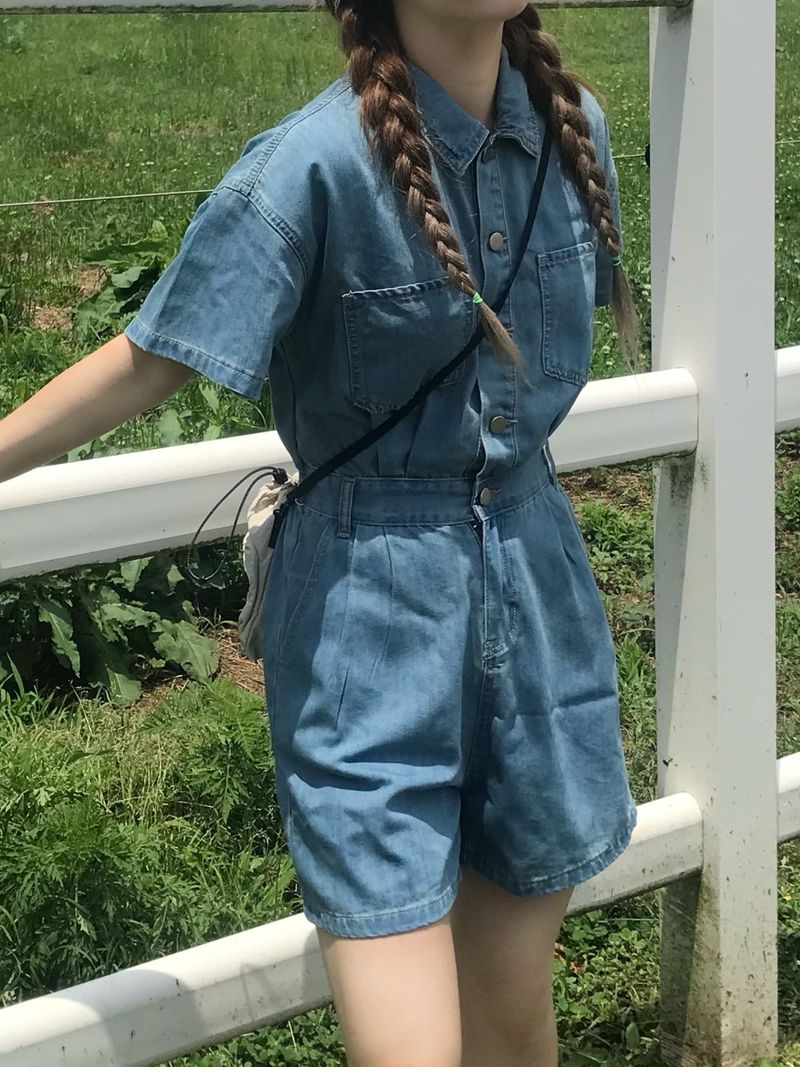 Marina denim jumpsuit