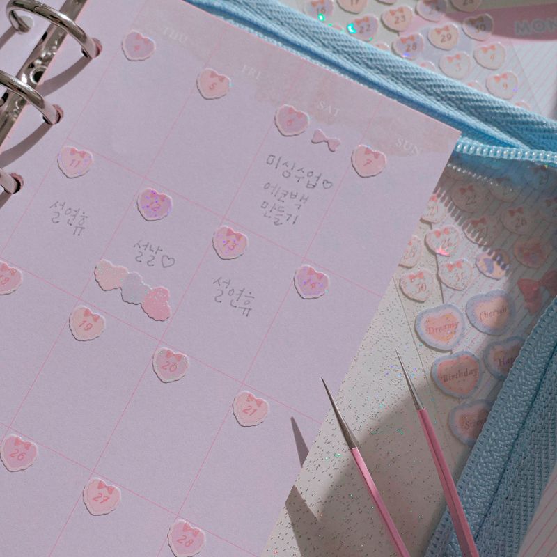 Monthly seal sticker (2 set)