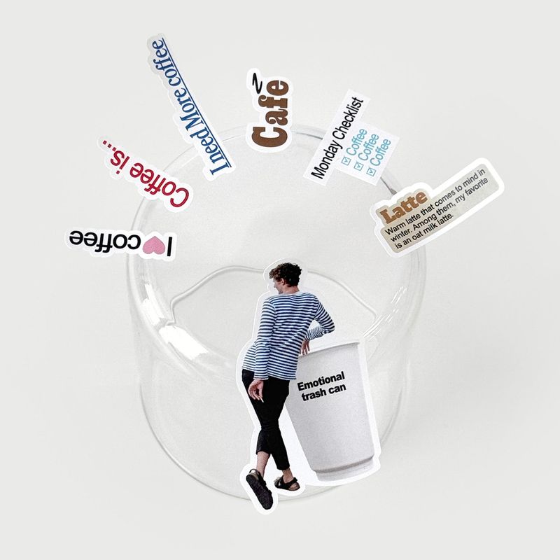 oab coffee pack / scrap sticker set
