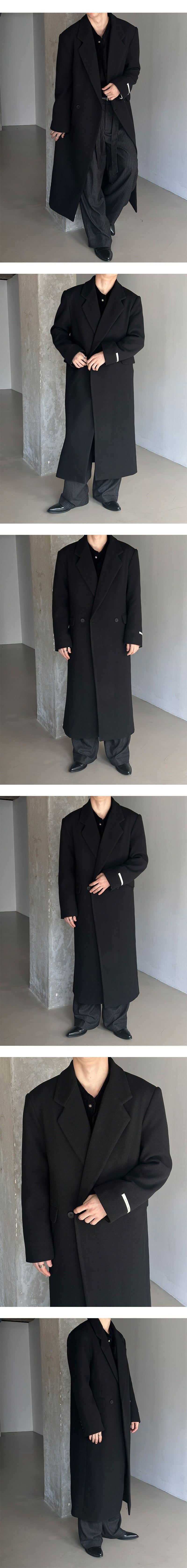 [Unisex] Max double long coat(2color) 
