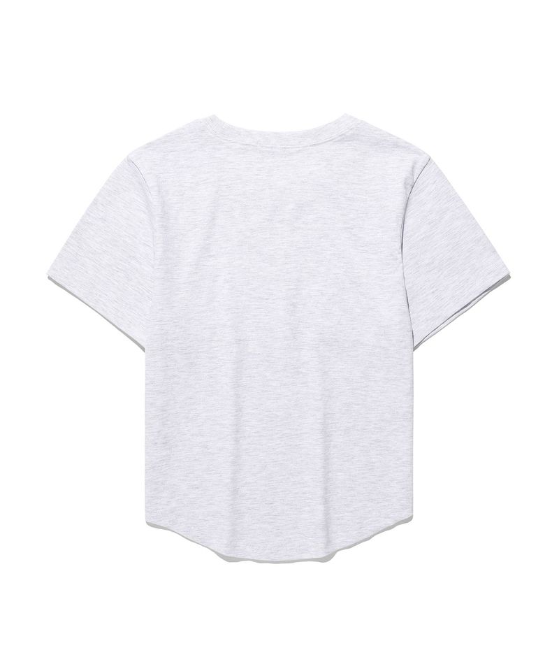 Bumpy Kiss Logo App Tee Grey (KIB6MFT503B)