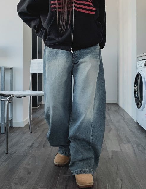 ULAN（ユレン）の「Blind washing balloon denim pants（Pants）」