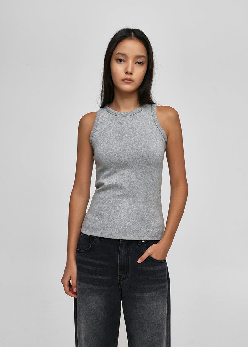 BLACKUP（ブラックアップ）の「[B-BASIC] Round Neck Napping Sleeveless（Tops）」