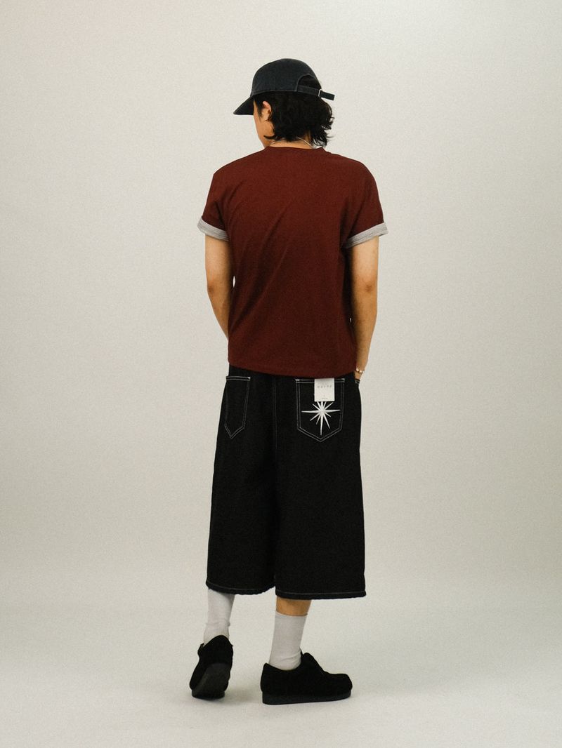 EN STAR Pocket Denim Bermuda Pants