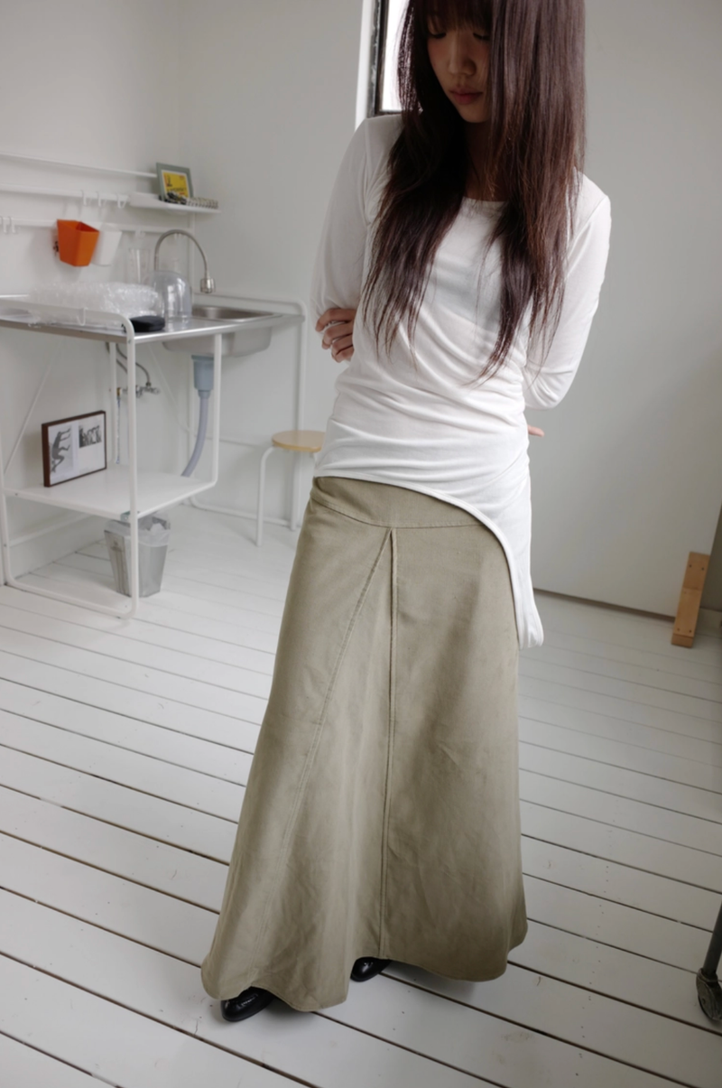 callhag（コールハグ）の「マキシ コーデュロイ スカート(2c)（スカート）」