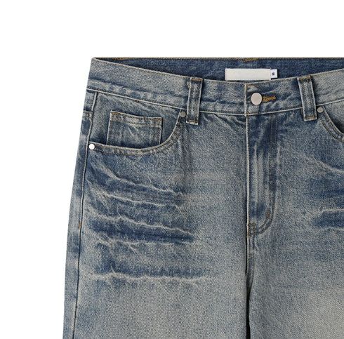 Cardis Laser Flare Denim Pants