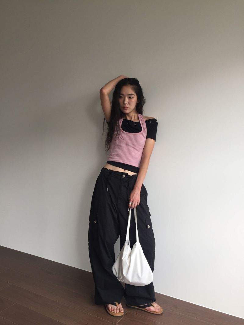Rush Eyelet T-shirt (3color)