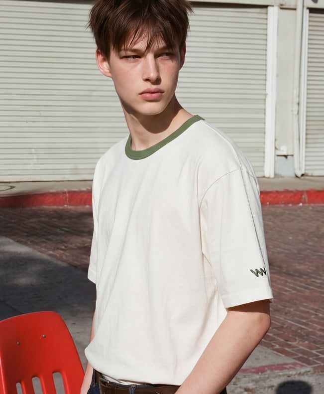 26SS★ Choker Pigment Ringer Short Sleeve T-shirt