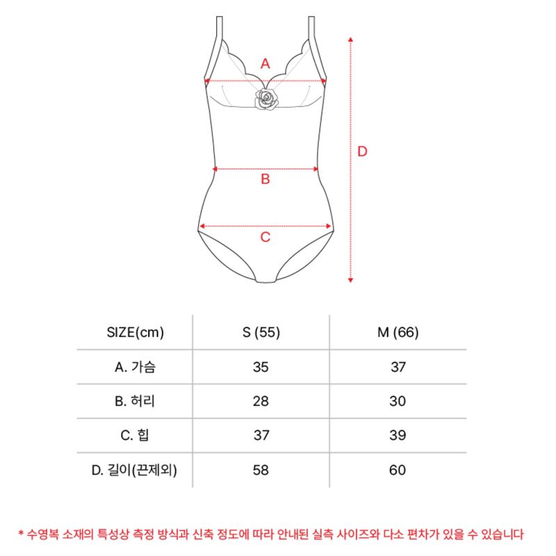 CORSAGE WAVE ONE PIECE