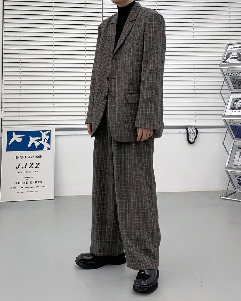 Midas Check Blazer (2 colors)