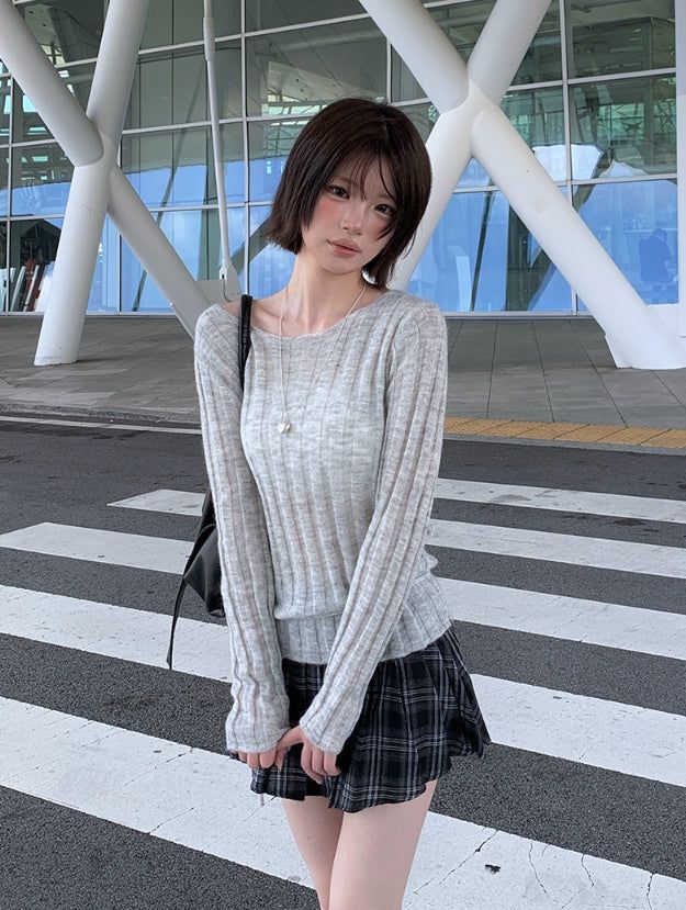 [Scarf SET] Shishu Soft One-Off Rib Knit