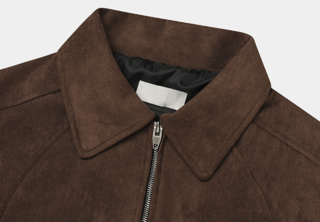 Bias Classic Bias Incision Suede Jacket