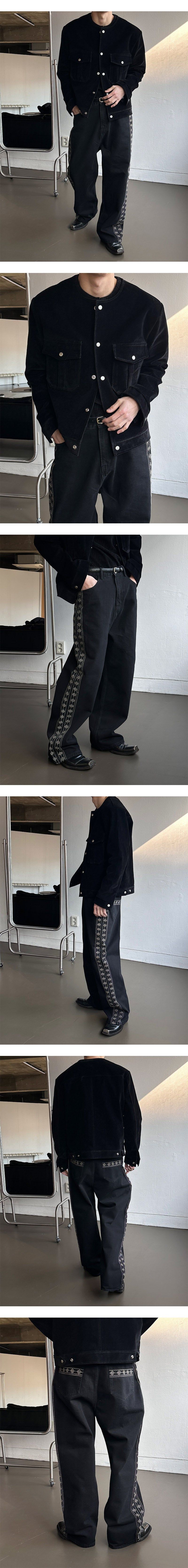 [S/S] Handmade stitch denim pants(2color)