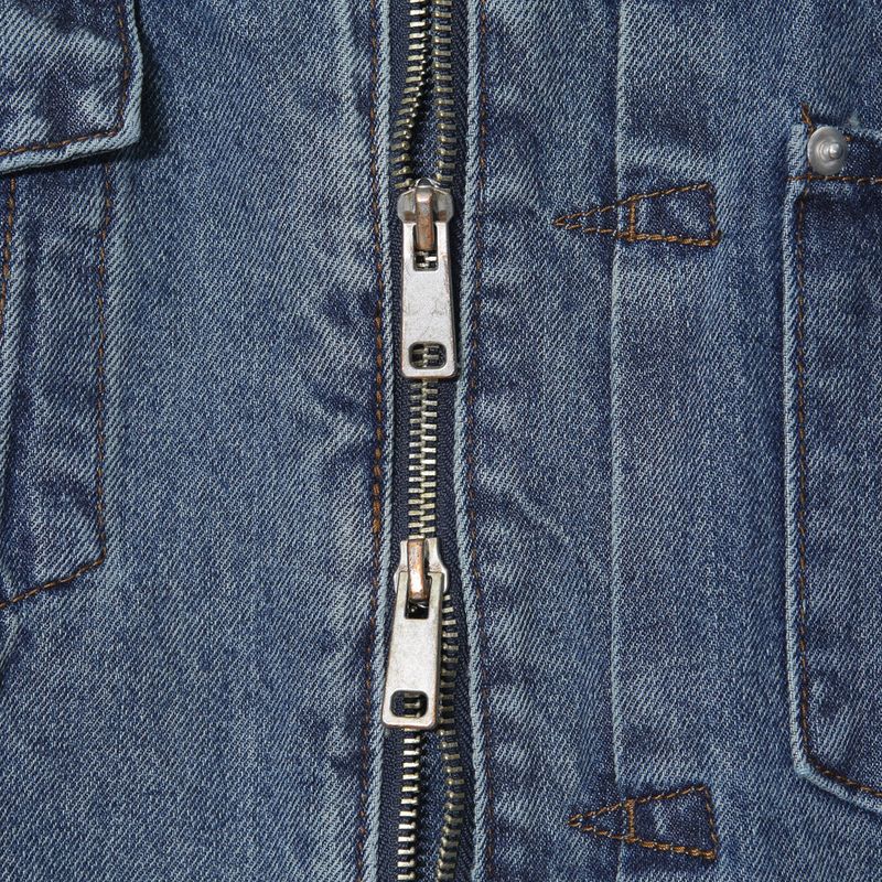 RU8314 Unbalanced Jean Jacket (2 colors)