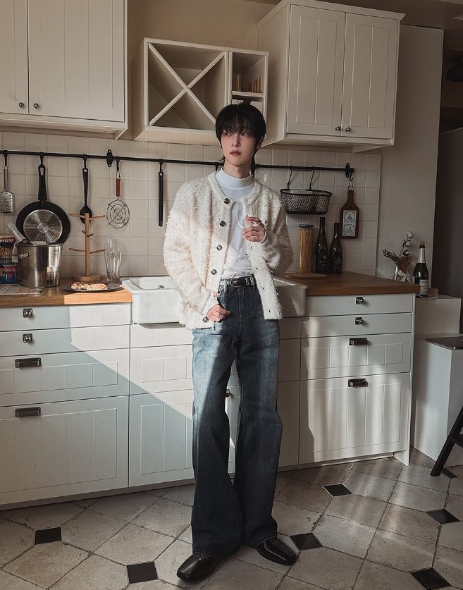 Loner Washed Bootcut Denim Pants