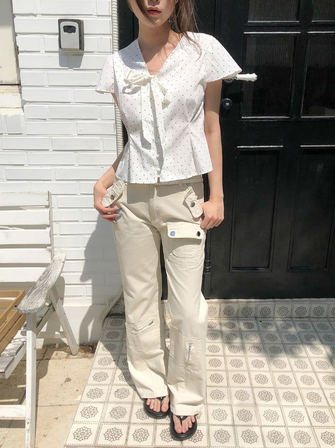 Edit Semi Bootcut Cargo Pants