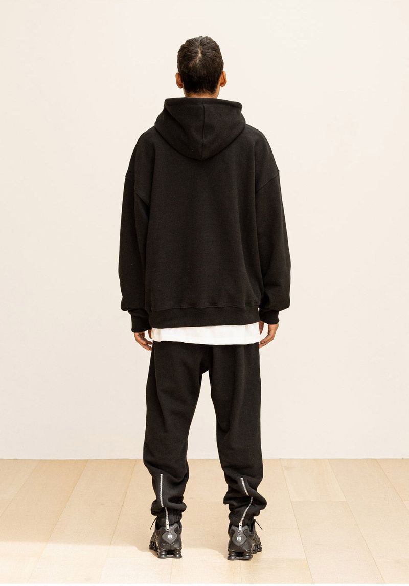 GRATING EMBLEM OVERSIZED HOODIE