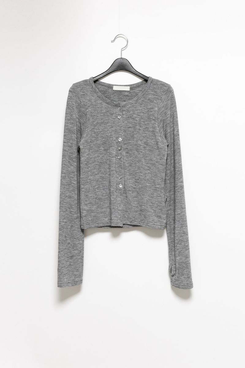 melange layered cardigan top(3colors)