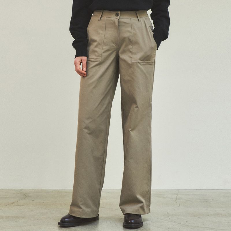 Wrinkle Free Out Pocket Slacks_5Color