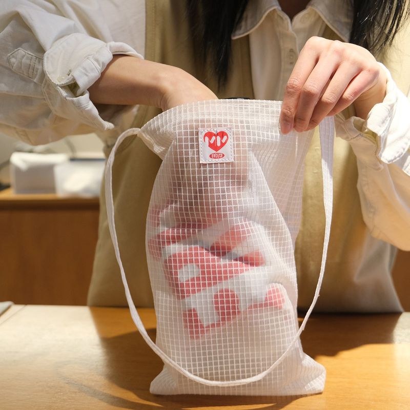 [MINMIN] USEFUL NYLON BAG (OFF WHITE)