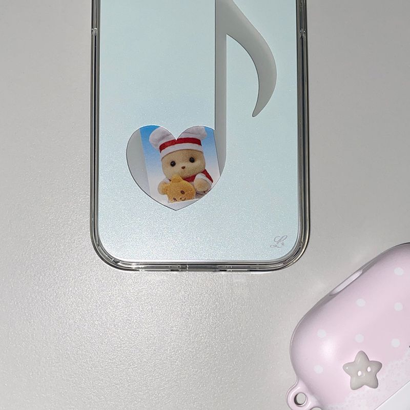 [MADE] MELODY PHONE CASE (clear jelly hard)