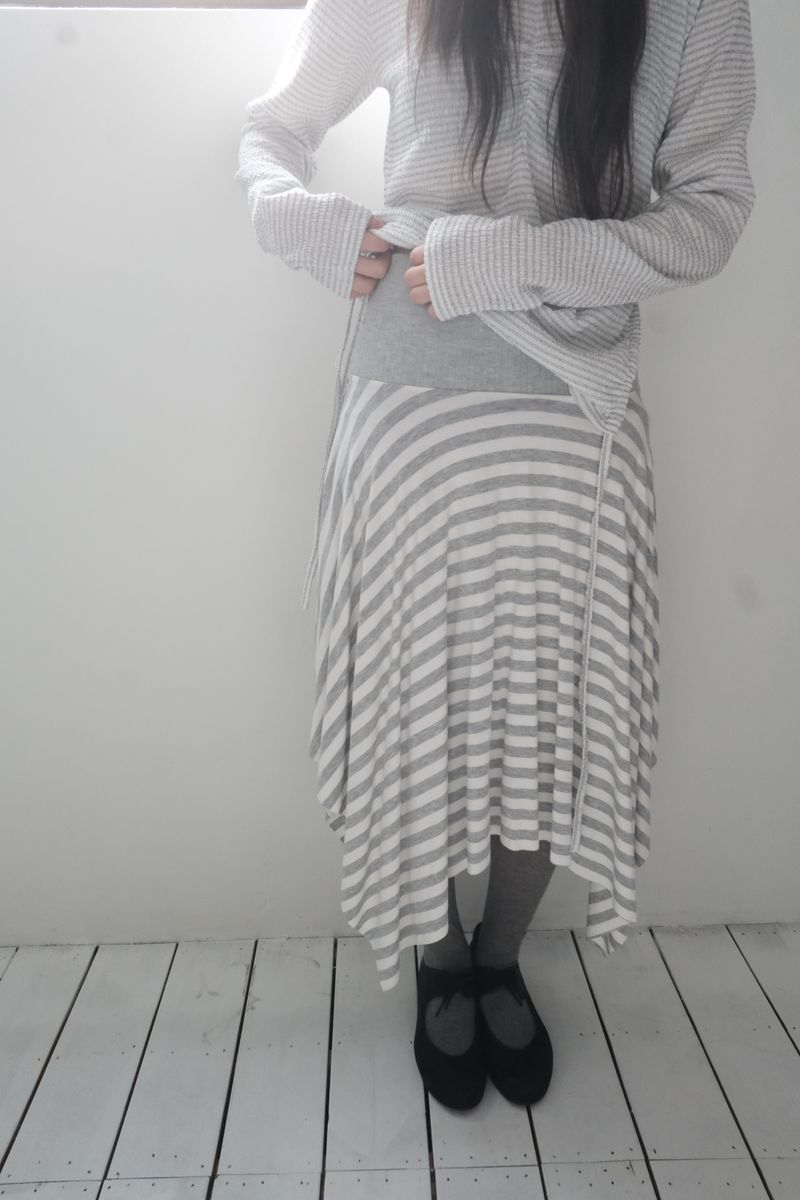 comfy stripe skirt (2c)