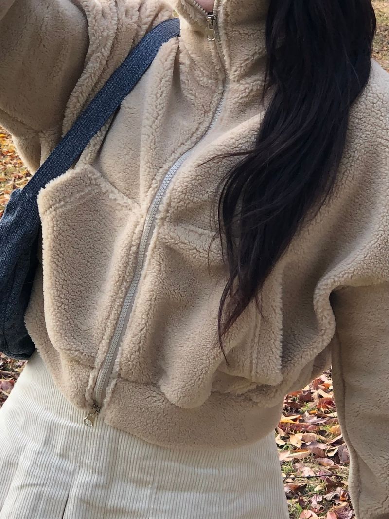 Teddy bear fleece jumper