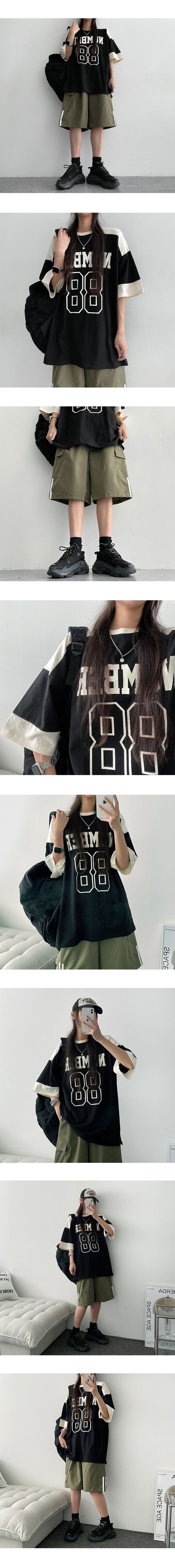 But Boxy Color Short Sleeve Tee