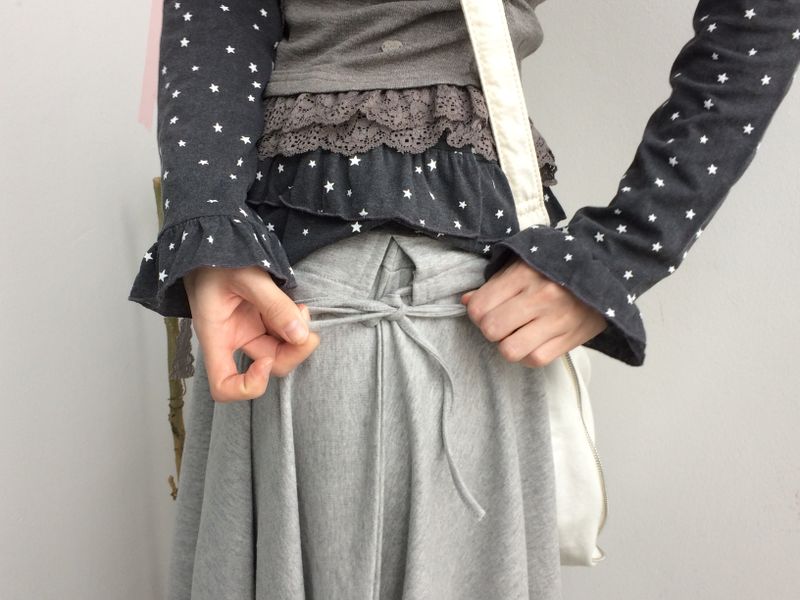flared ribbon skirt