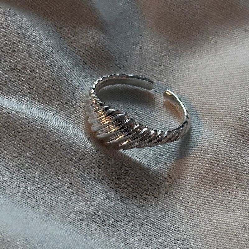 [925silver] Mini croissant ring