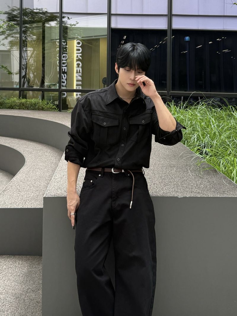 AVAND（アバンド）の「Yard suede western shirt（Tops）」