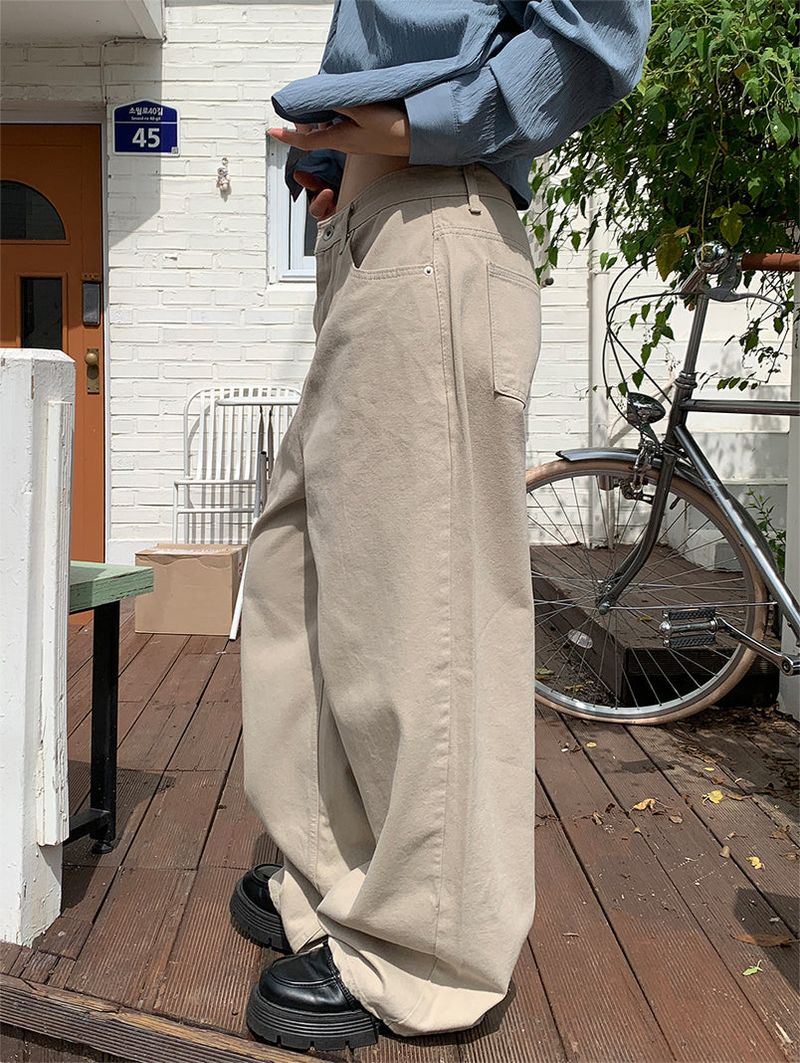 BASIC WIDE PANTS (5C)