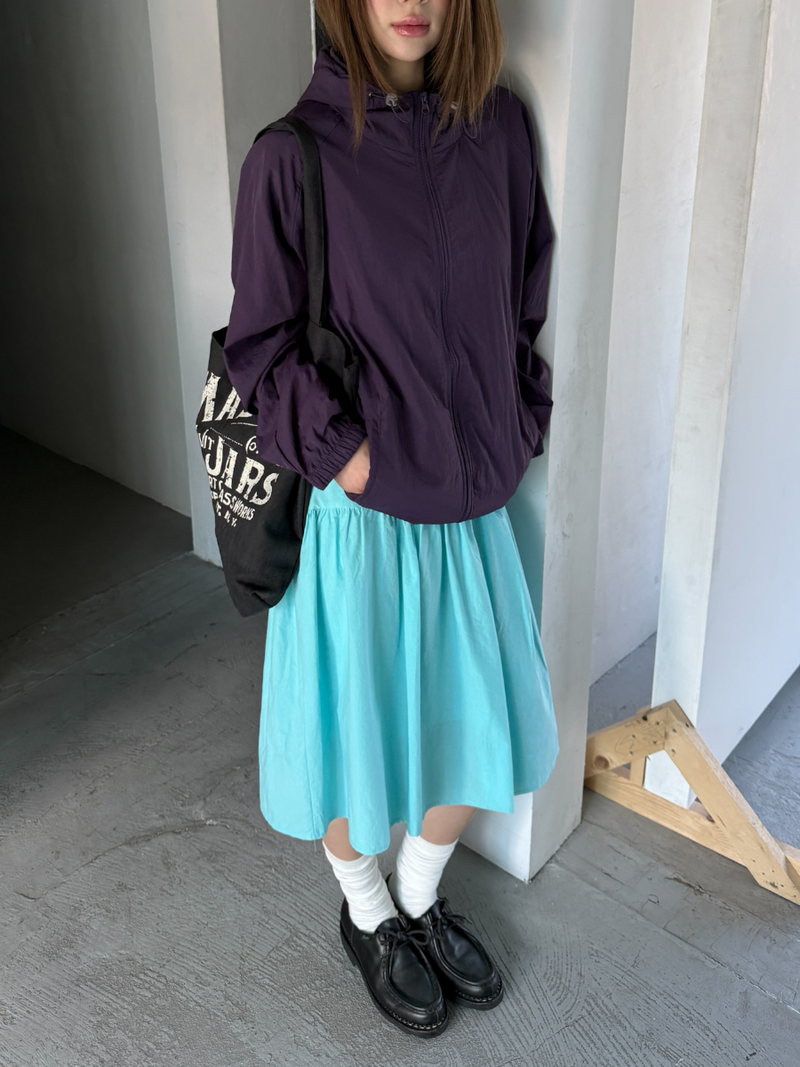 side button midi skirt