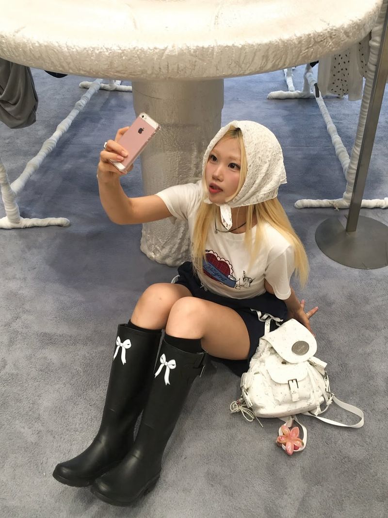 FORrr（フォルンルン）の「Ribbon Rainboots - Black（Shoes）」