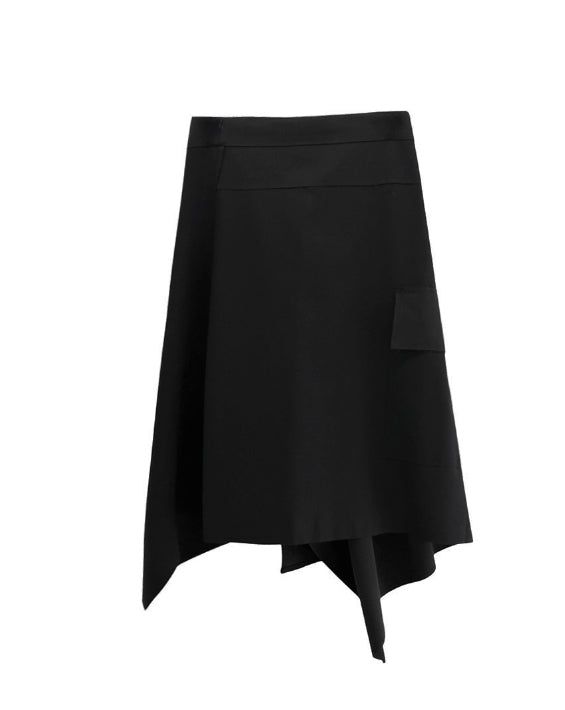 Sherbell Pocket Wrap Layered Skirt