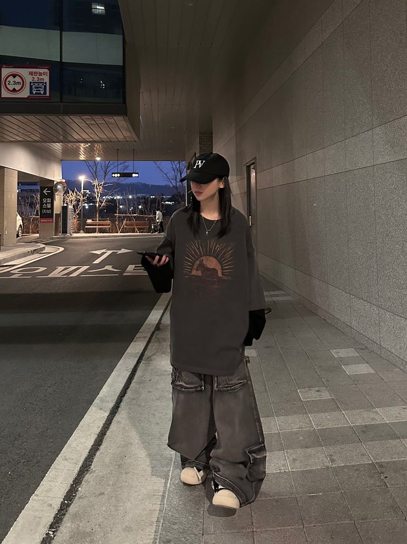 sunset pigment layered long sleeve