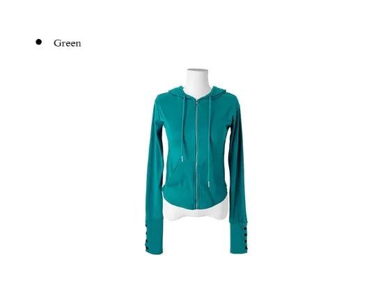 Coa Slim-Fit Button Hood Zip-Up