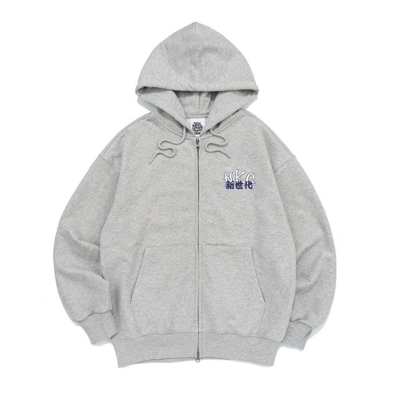 NEW GENERATION HOOD ZIP-UP-MELANGE