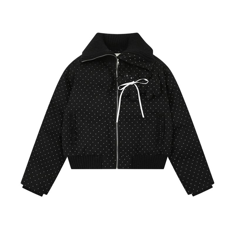 Cozy&Kitsch(コージーアンドキッチ)の「Ribbon Dot Padded Jacket 233507826(Jackets/Outerwear)」