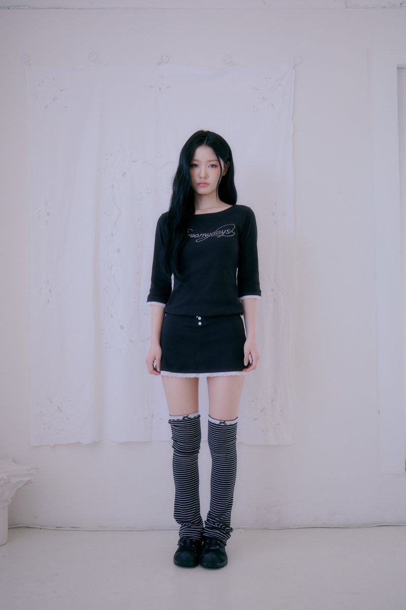 Daynee（デイニー）の「チューレッグウォーマー (ブラック)（ファッション小物）」
