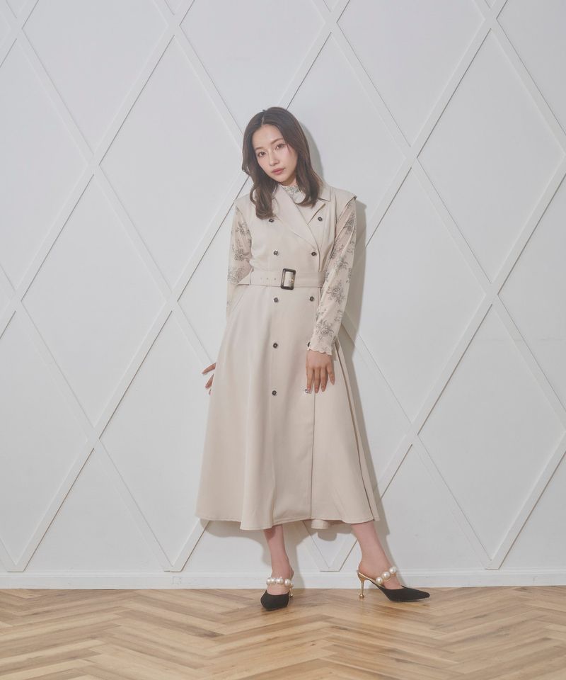 2WAYケープワンピ