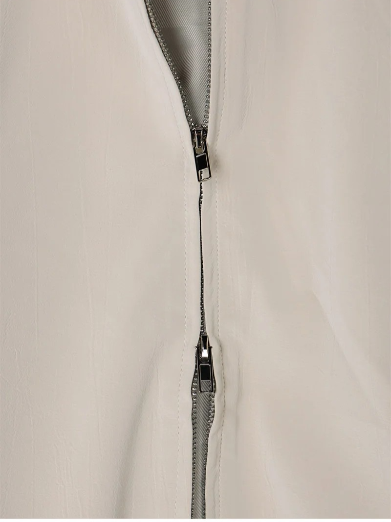 [Unisex] Glossy pleats blouson jacket(2color)