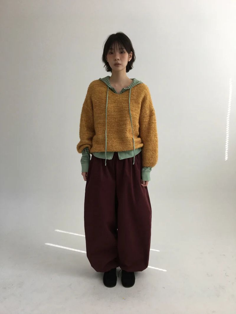 Ponpon Balloon Banding Pants (4color)