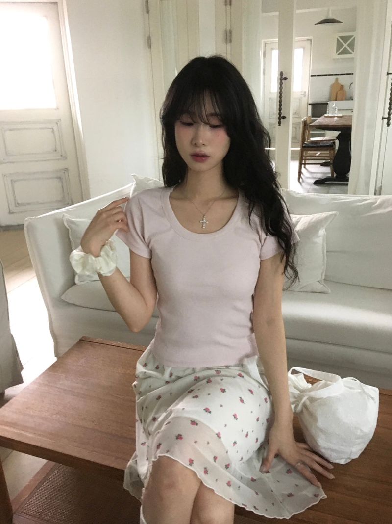 Soft U-Neck Tee
