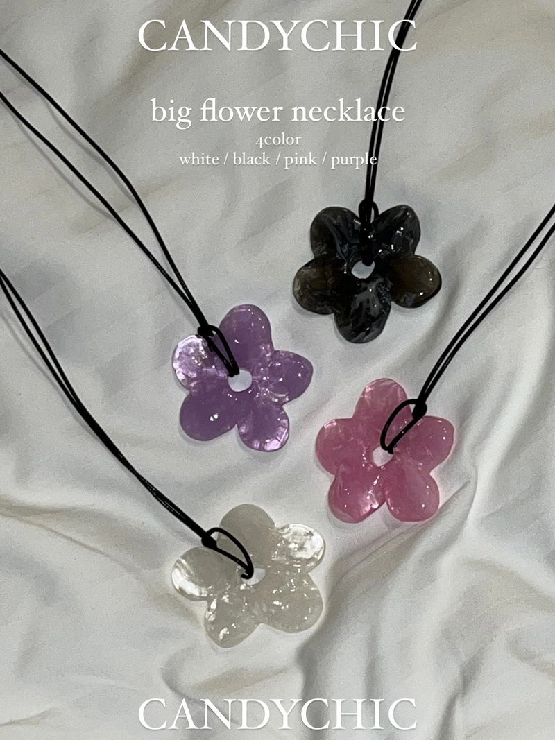 CANDYCHIC(キャンディーシック)の「big flower necklace(Accessories)」