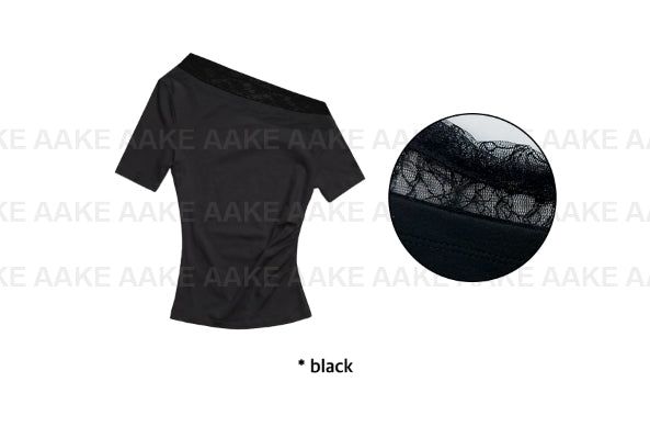レース オフセット Tシャツ